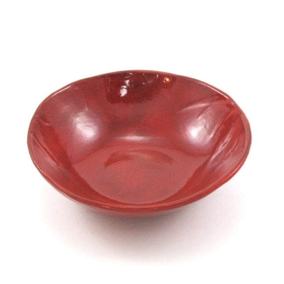 R Wood Studio Small Everything Bowl Red NWT